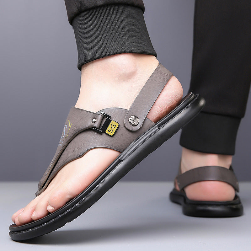 Men’s 2-Way Summer Sandals – Convertible Slides with Adjustable Backstrap (US7-13)
