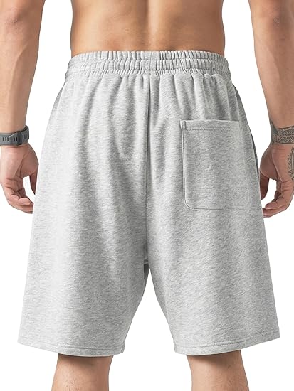 Men's 8" Baggy Sweat Shorts | Cotton Fleece with Pockets