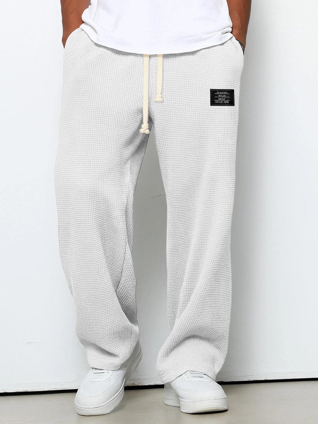 Men’s Lightweight Waffle Knit Summer Pants