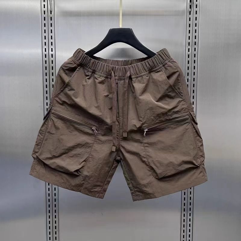 Men’s Cotton-Blend Cargo Shorts – Fifth Pants / Mid-Length