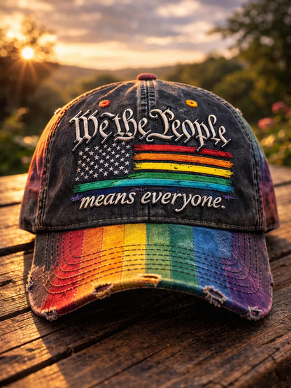 Rainbow Art Print Hat