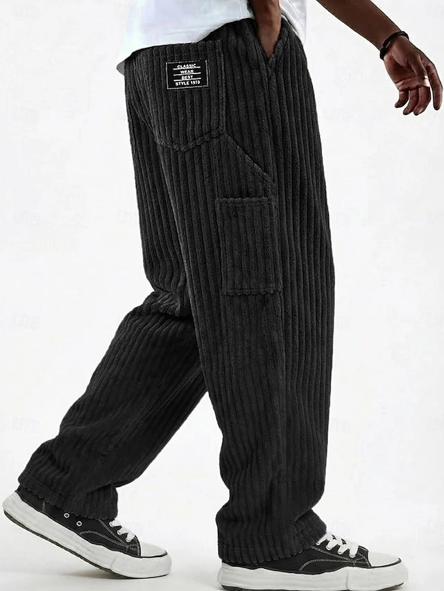 Corduroy Collection: Men's Casual Shirt, Trousers & Shorts – Classic Style for Daily & Outdoor