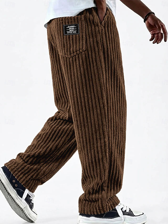 Corduroy Collection: Men's Casual Shirt, Trousers & Shorts – Classic Style for Daily & Outdoor