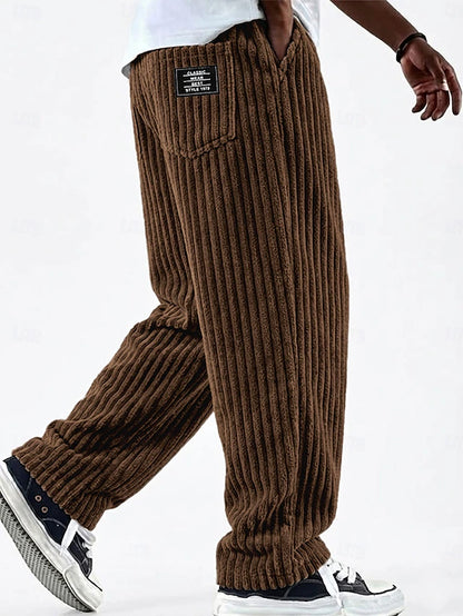 Corduroy Collection: Men's Casual Shirt, Trousers & Shorts – Classic Style for Daily & Outdoor