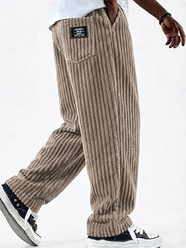 Corduroy Collection: Men's Casual Shirt, Trousers & Shorts – Classic Style for Daily & Outdoor