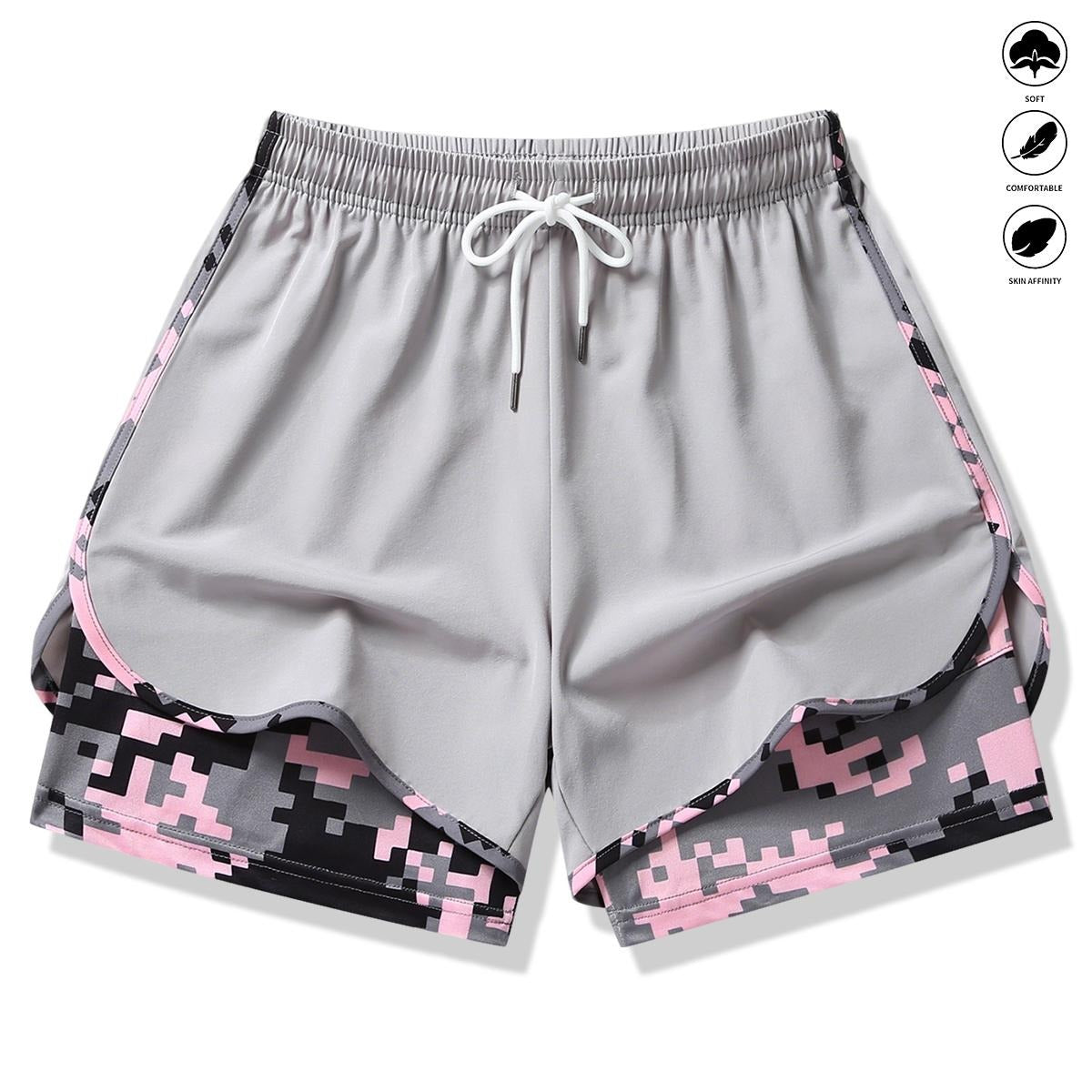 3-pack Women’s Casual Athletic Shorts With Built-in Liner