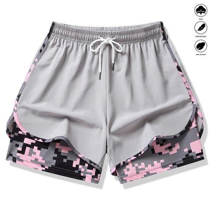 3-pack Women’s Casual Athletic Shorts With Built-in Liner