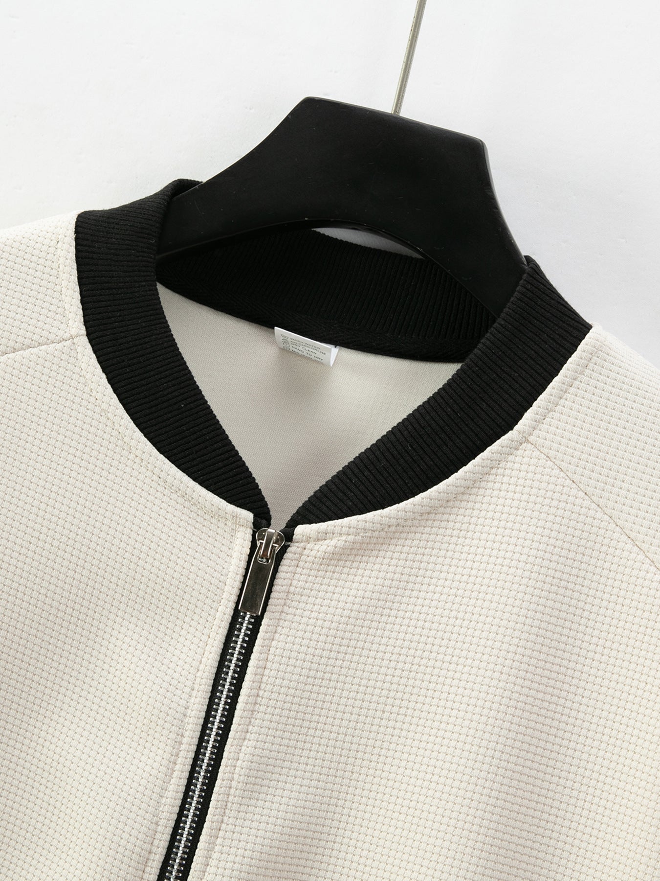 Fleece Bomber Coat – Men's Zip-Up Jacket with Pockets