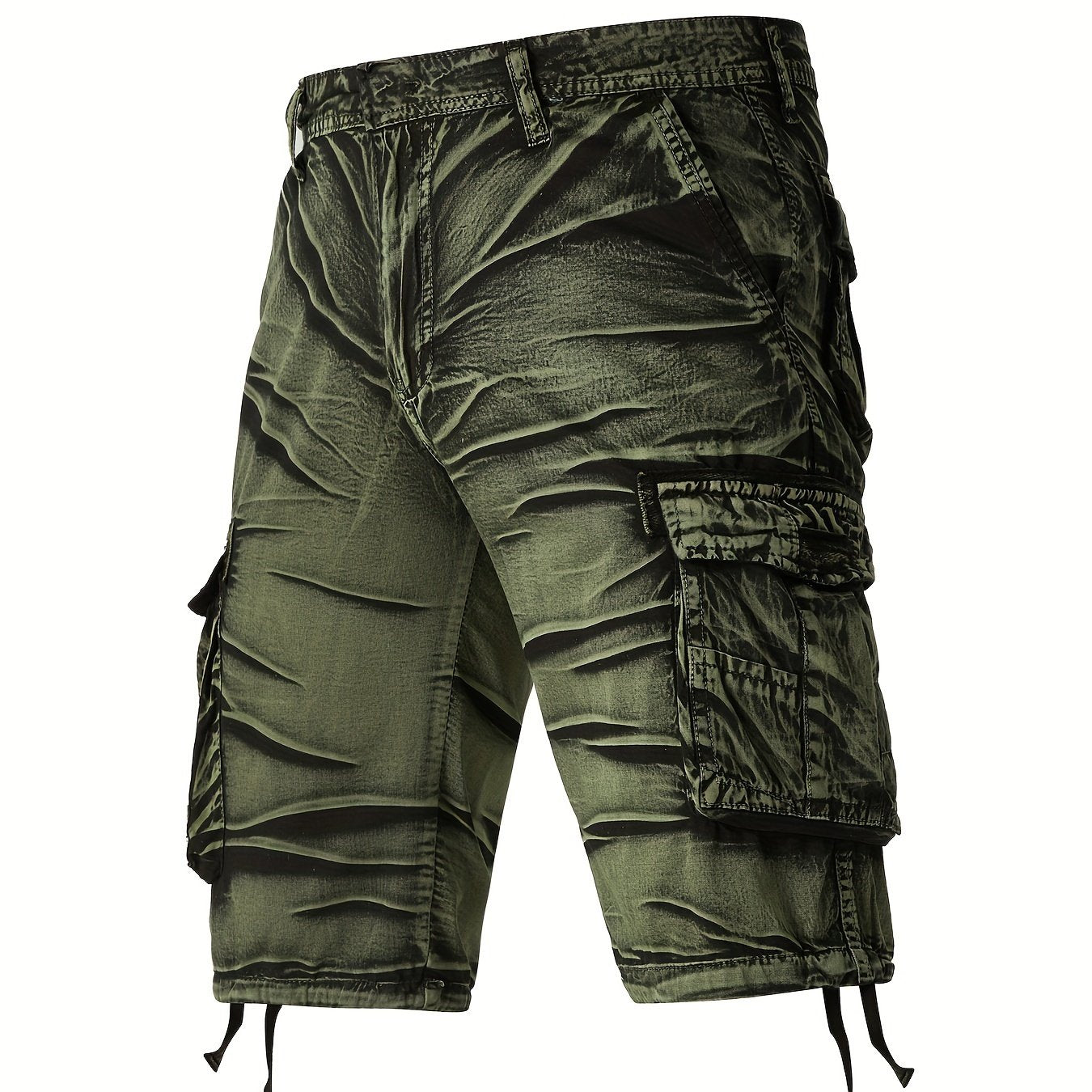 Crestsport Camo Pattern Cotton Cargo Shorts