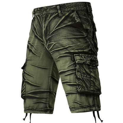 Crestsport Camo Pattern Cotton Cargo Shorts