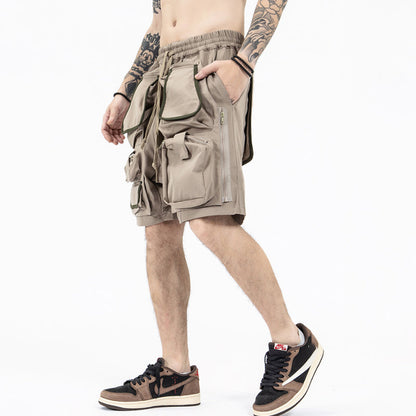 Outdoor Multi-pocket Tooling High Street All-match Sports Men's Shorts