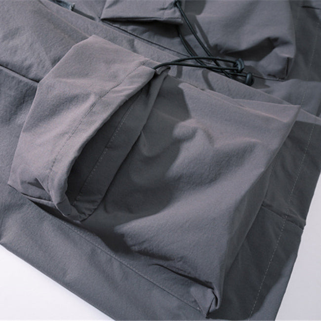 Men's Solid Color Elastic Waist Thin Shorts