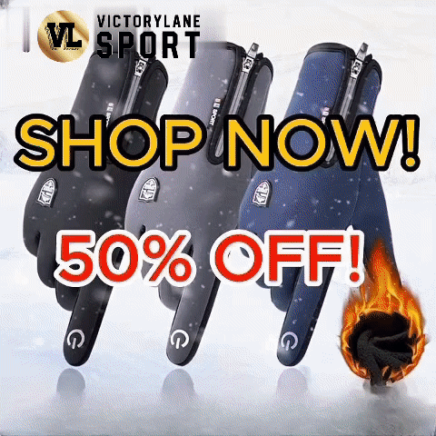 Crestsport™ Outdoor Heated Gloves Windproof and Waterproof with Plus Velvet
