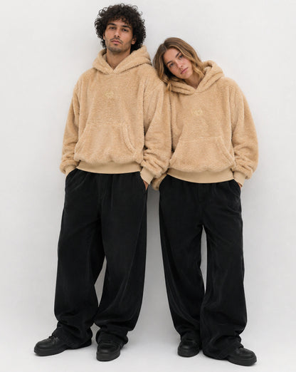 Unisex Double-Sided Fleece Hoodie