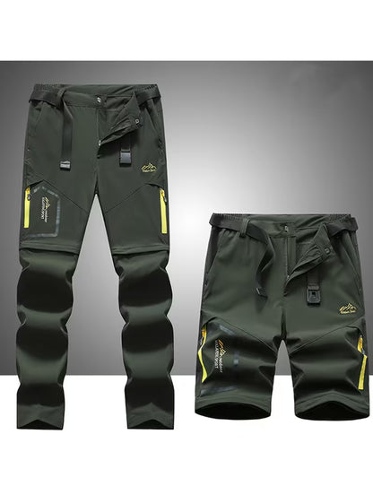 Men's 4-Season Convertible Hiking Pants | Waterproof & Quick-Dry