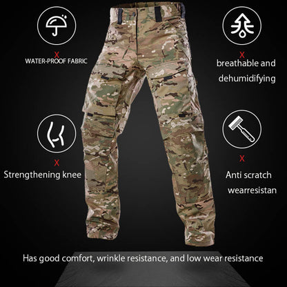 Tactical Pants Multi-Pockets Protective Outdoor Training Pants