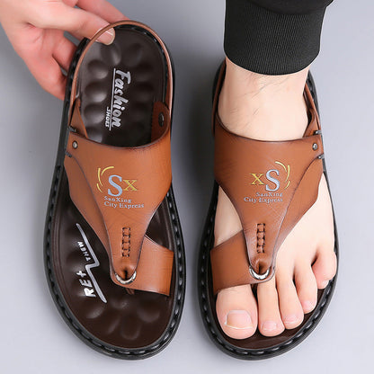 Men’s 2-Way Summer Sandals – Convertible Slides with Adjustable Backstrap (US7-13)