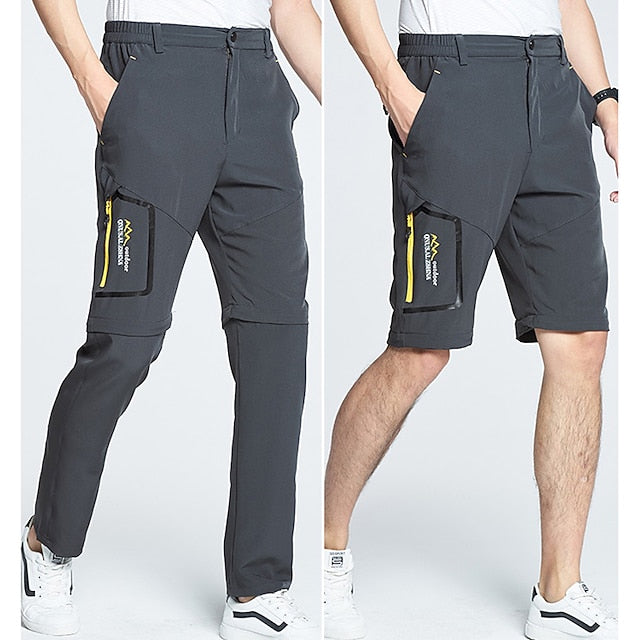 Men's 4-Season Convertible Hiking Pants | Waterproof & Quick-Dry