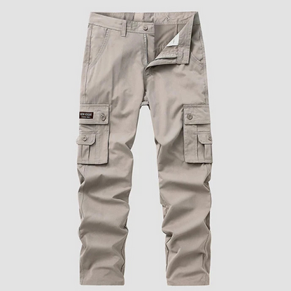 Men's Solid Cargo Pants | Casual Style