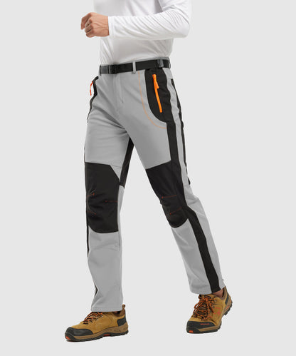 Windproof Waterproof Warm Elastic Waist Hiking Pants