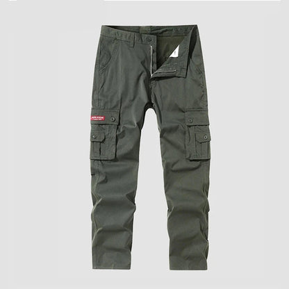 Men's Solid Cargo Pants | Casual Style