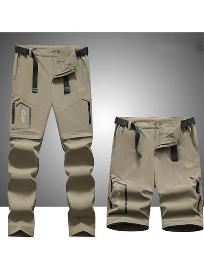 Men's 4-Season Convertible Hiking Pants | Waterproof & Quick-Dry