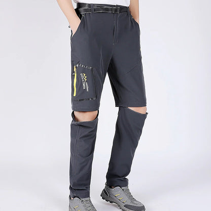 Men's 4-Season Convertible Hiking Pants | Waterproof & Quick-Dry