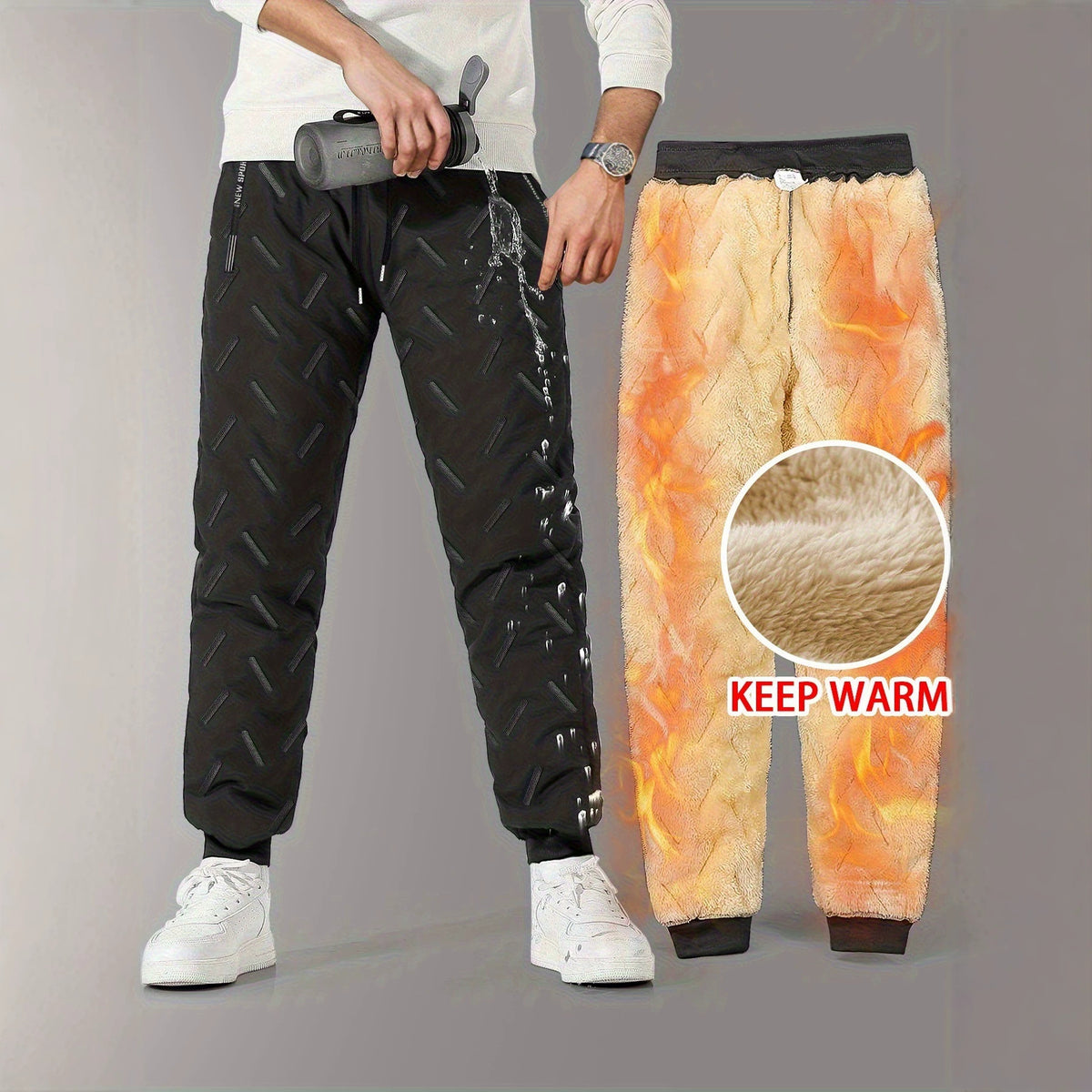 Multi-pocket Fleece Thermal-Pants Unisex-Buy 2 Get Free Shipping Today!