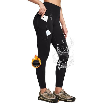Women's High Waisted Compression Leggings with Tummy Control