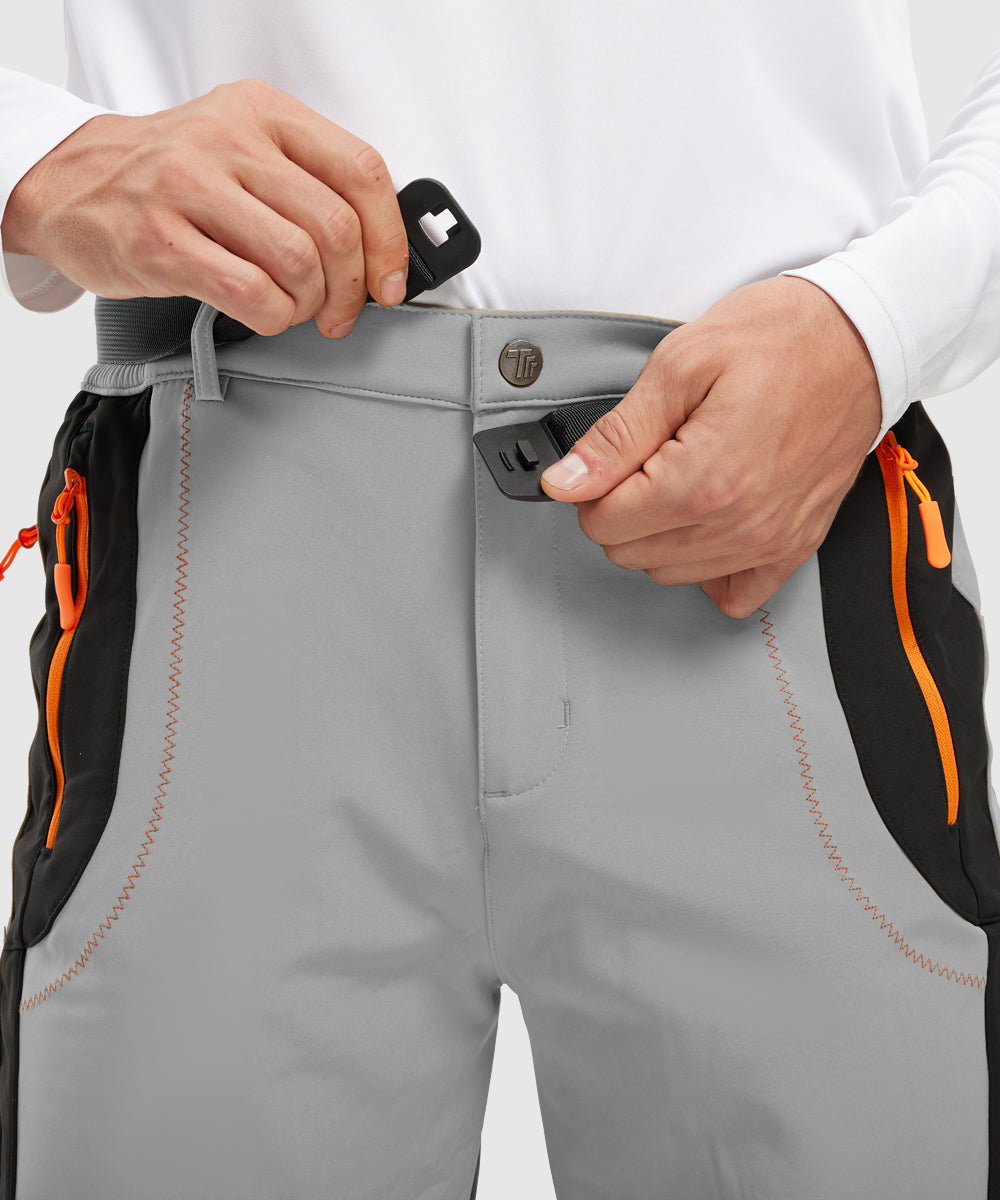Windproof Waterproof Warm Elastic Waist Hiking Pants