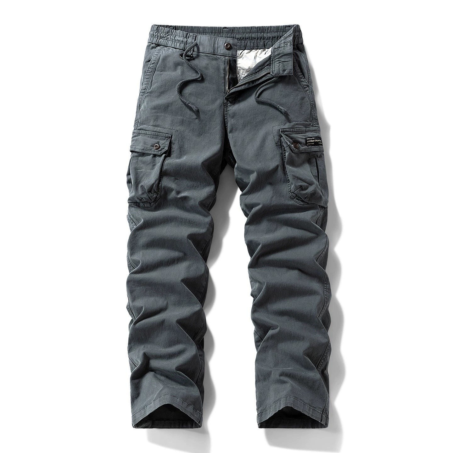 American Vintage Men's Work Pants | Straight Leg, Mid-Rise, Multi-Pocket Cotton Blend