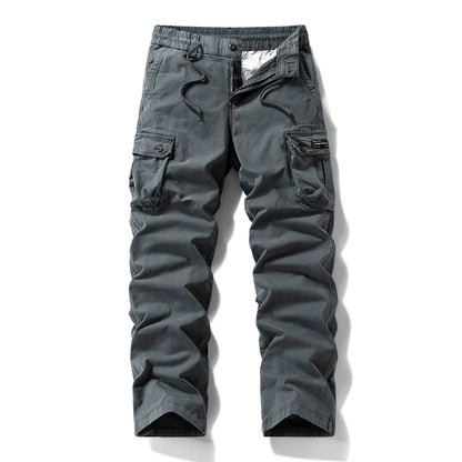 American Vintage Men's Work Pants | Straight Leg, Mid-Rise, Multi-Pocket Cotton Blend