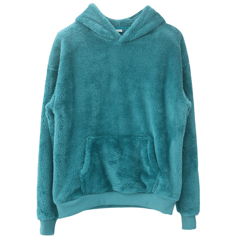 Unisex Double-Sided Fleece Hoodie