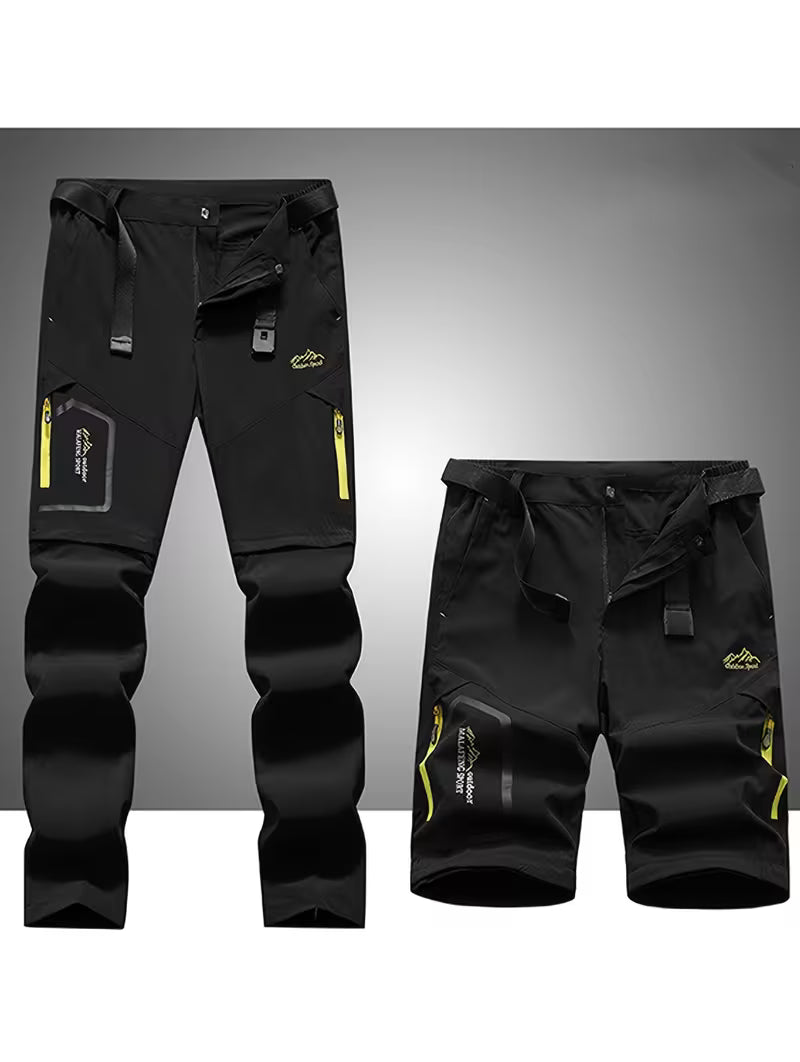Men's 4-Season Convertible Hiking Pants | Waterproof & Quick-Dry