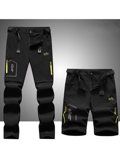 Men's 4-Season Convertible Hiking Pants | Waterproof & Quick-Dry