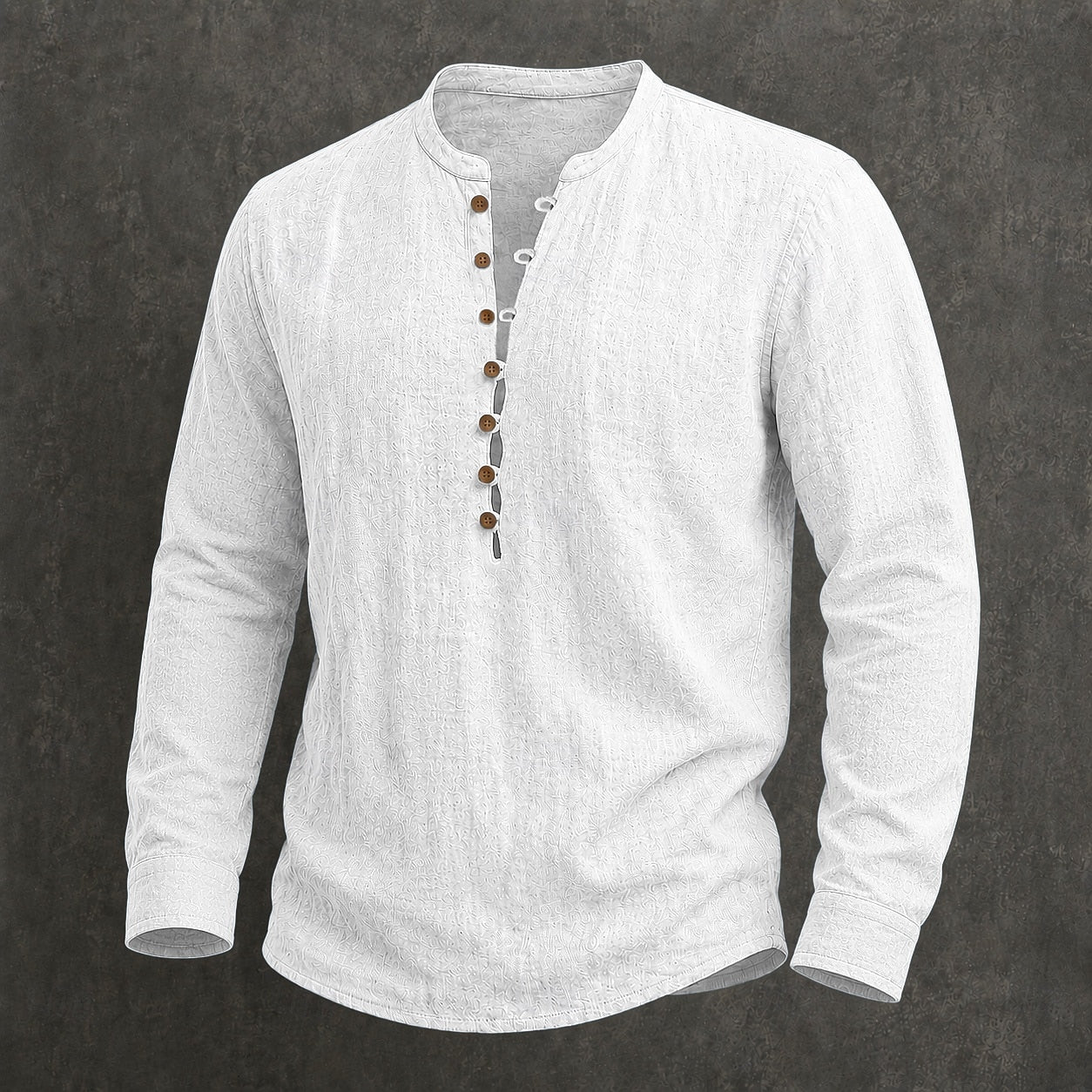 Men's Linen Popover Summer Shirt | Breathable Casual Short Sleeve