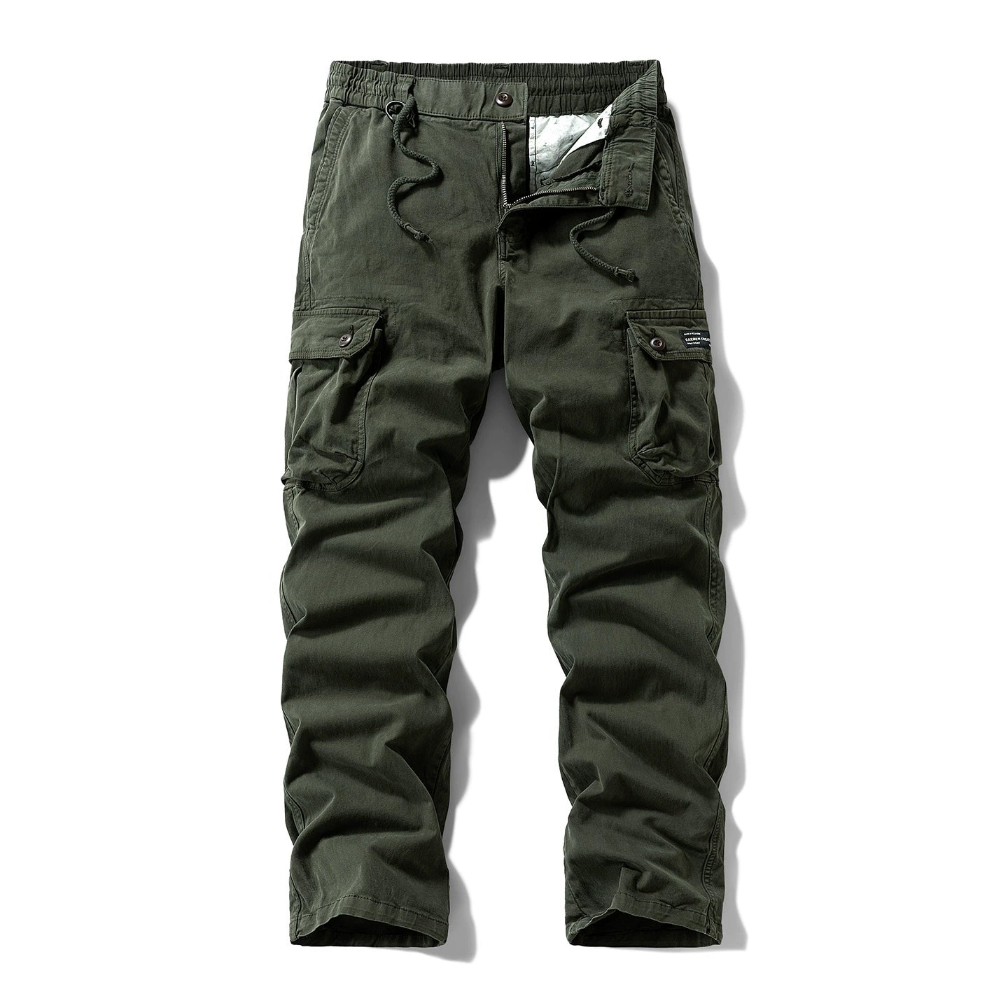 American Vintage Men's Work Pants | Straight Leg, Mid-Rise, Multi-Pocket Cotton Blend