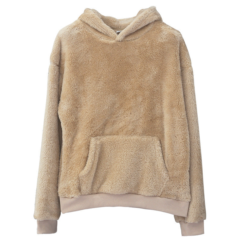 Unisex Double-Sided Fleece Hoodie