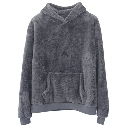 Unisex Double-Sided Fleece Hoodie