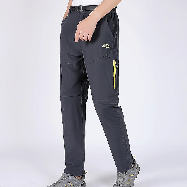 Men's 4-Season Convertible Hiking Pants | Waterproof & Quick-Dry