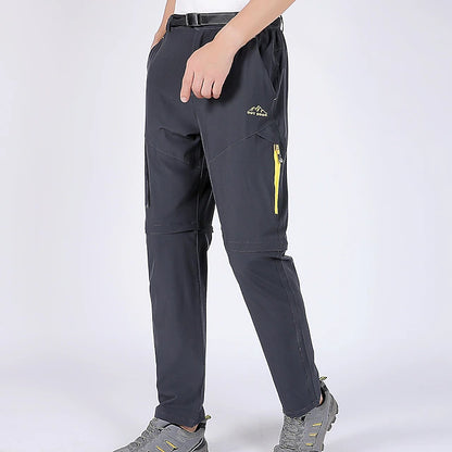 Men's 4-Season Convertible Hiking Pants | Waterproof & Quick-Dry