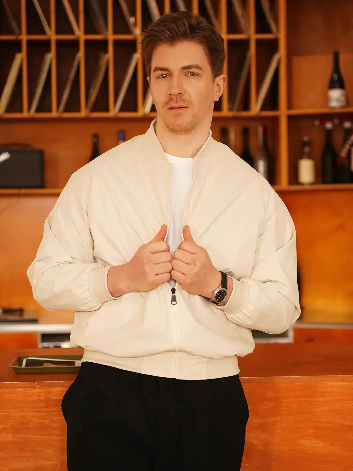 Men's Classic Bomber Jacket
