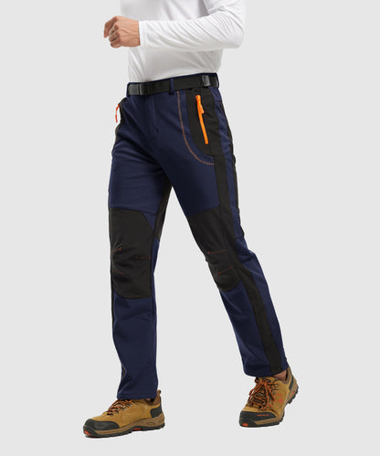Windproof Waterproof Warm Elastic Waist Hiking Pants