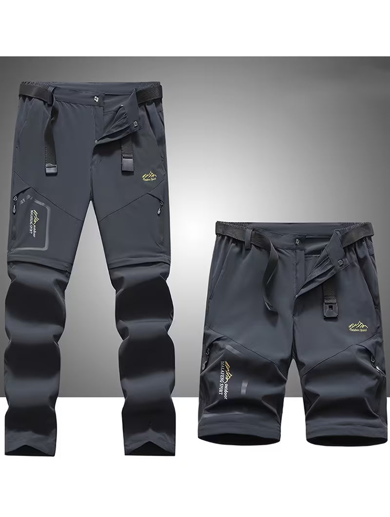 Men's 4-Season Convertible Hiking Pants | Waterproof & Quick-Dry