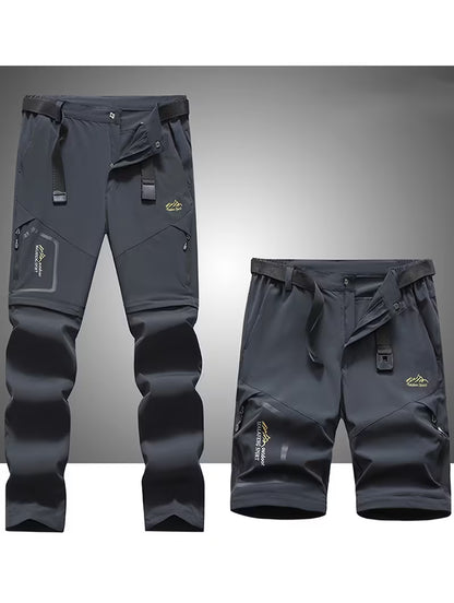 Men's 4-Season Convertible Hiking Pants | Waterproof & Quick-Dry