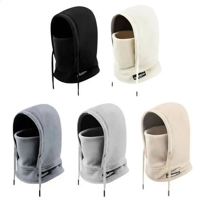 Winter Fleece Balaclava Face Mask - Windproof Ski Neck Warmer Hood for Men & Women