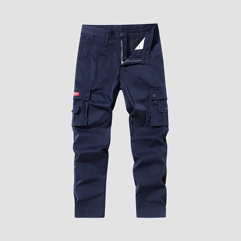 Men's Solid Cargo Pants | Casual Style