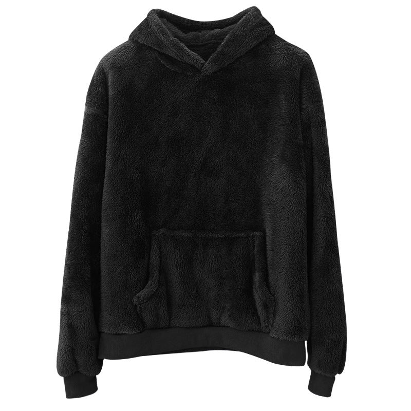 Unisex Double-Sided Fleece Hoodie