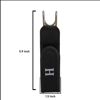 Tactical Metal Hook Elastic Belt (Unisex)  - Buckle Invisible Design | Soft Adjustable Side