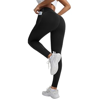 Women's High Waisted Compression Leggings with Tummy Control